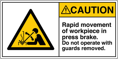 Obraz premium ANSI Z535 Safety Sign Marking...