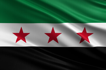 Syria's new independence flag, new syria flag