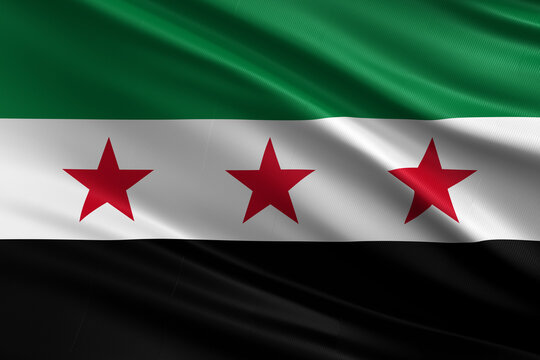 Syria's new independence flag, new syria flag