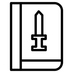 Obraz premium Book Sword Literature