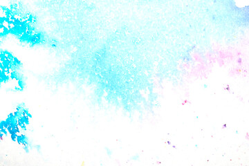 Obraz premium Splash of Watercolour Colourful Paint and Powder for Background Creative Flow