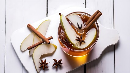 Cold lemonade cocktail of fresh grapefruit juice alcohol and ice cubes