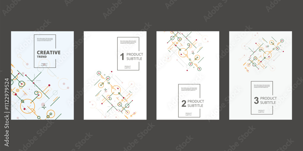 Poster Vector cover network polygonal element. Array atom border illustration. Texture technology cover