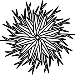Doodle  mandala illustration inspired by wheels and flower that can be used for sticker, book, mandala, scrapbook, icon, decorative, etc. with aesthetic colorful color
