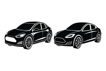 Obraz premium Retro Sports Car Vector Illustration