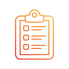 Fototapeta premium skills gradient icon with white background vector stock illustration
