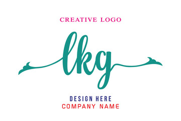 LKG lettering logo is simple, easy to understand and authoritative