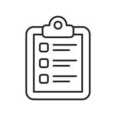 skills line icon with white background vector stock illustration