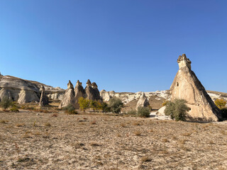 Chimeneas de Hadas en el museo al aire libre de G&ouml;reme, Capadocia, Turqu&iacute;a