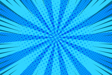 flat comic style wallpaper manga background blue