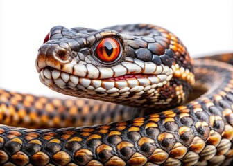 Fototapeta premium Reptil des Jahres 2024: Kreuzotter Photography - Stunning Images of Vipera berus