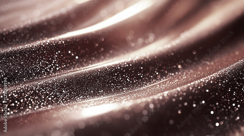 Aufkleber delicate metallic lines flow across the surface, capturing light and reflecting a charming mocha hue