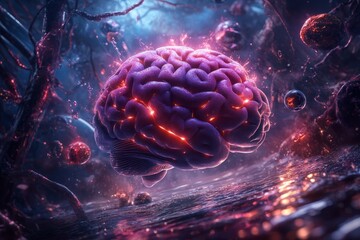 Unlocking Creativity and Cognitive Focus Exploring the Link Between Adaptive Behavior, Brain Development, and Mental Well-being This compelling image visualizes the intricate relationship between