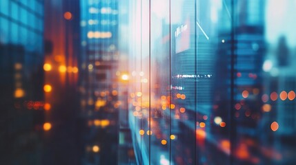 Fototapeta premium Business networking connection concept and Wi-Fi in city. Technology communication, The wireless communication , High Speed Internet , Optical fiber , Background blur building in the capital