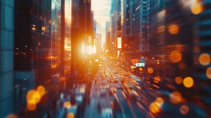 Fototapeta premium Business networking connection concept and Wi-Fi in city. Technology communication, The wireless communication , High Speed Internet , Optical fiber , Background blur building in the capital