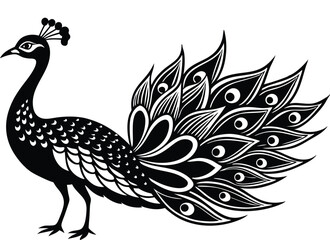 Fototapeta premium peacock illustration