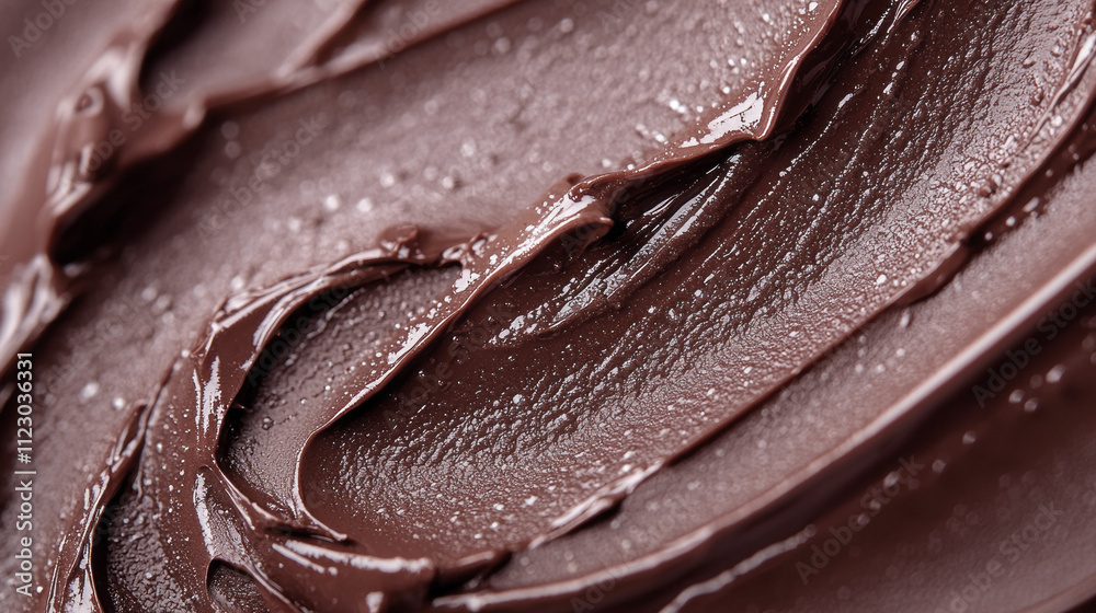 Aufkleber savor the luxurious appearance of mocha mousse, showcasing its smooth textures and enticing chocolat