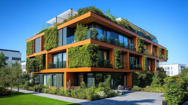 Low-emission heating systems in an eco-friendly residential community