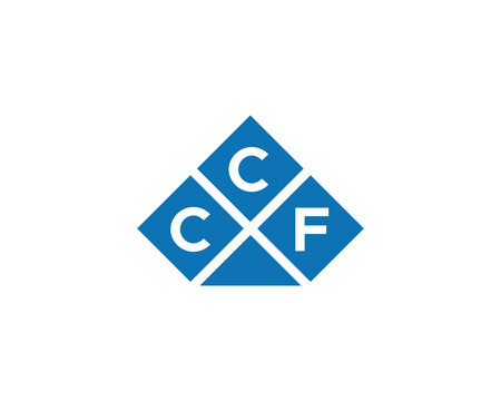 CCF logo design vector template. CCF
