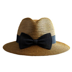 straw hat isolated on white