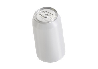 Aluminum can drinks or soda aluminum can, transparent background