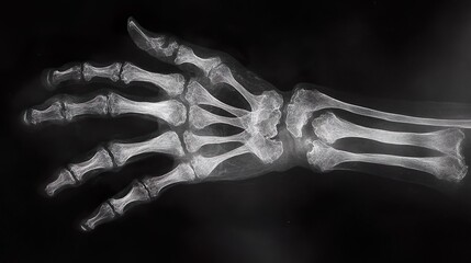 Naklejka premium 手のレントゲン写真01