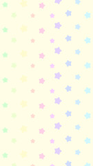 16:9 お星様の推しカラーなカラフルパターン⭐︎