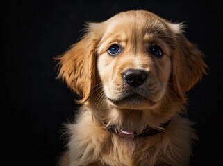 golden retriever portrait