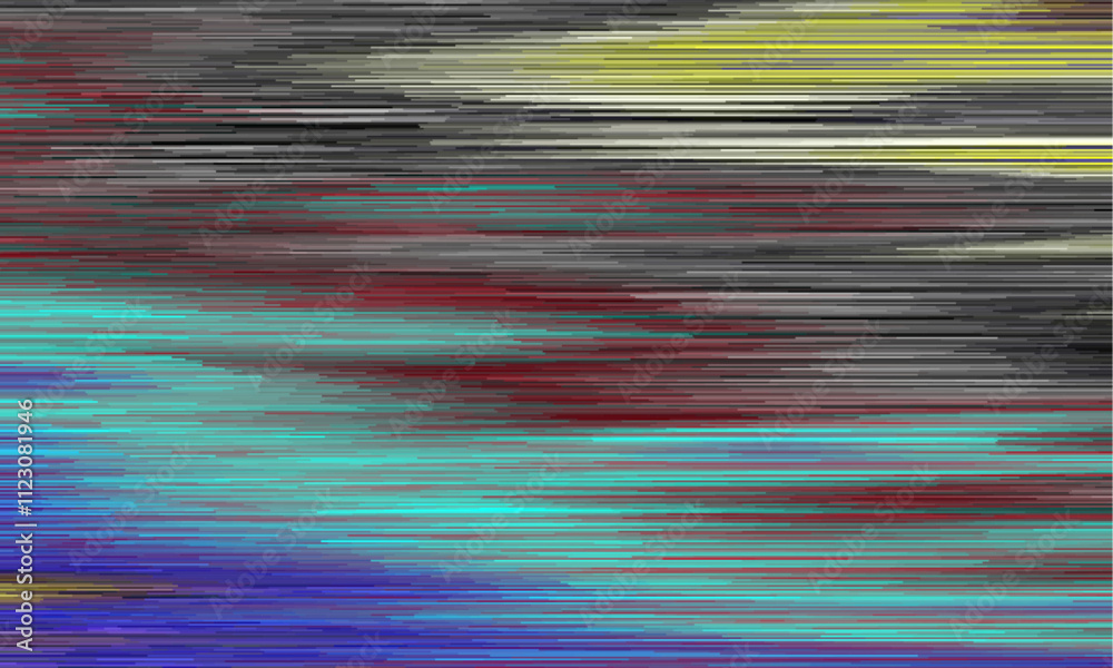 Poster glitch camera effect. retro vhs background. old video template. no signal. static tv noise, bad tv s