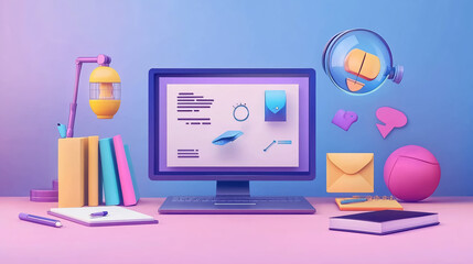 The concept of e-learning, emphasizing online education through webinars and video tutorials.