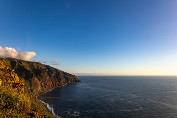 The beautiful coast of Madeira with its impressive rocks