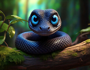 Fototapeta premium Enchanting Snake