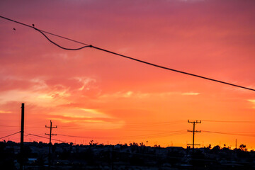After Sunset: Colorful Skies and Magic Golden Hour