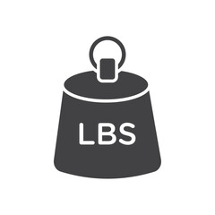 Obraz premium Weight icon Simple thin line flat symbol