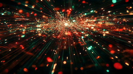 Obraz premium Magical AI Automaton Projecting Constellation Map with Light Effects