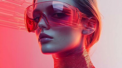 Astronaut in Red Visor: A solitary figure against a teal backdrop and Crimson Void: An astronaut's silent journey into the unknown depths of space