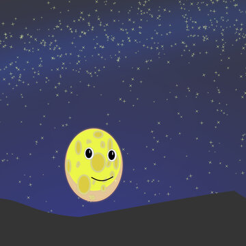 moon and stars