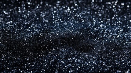Fototapeta premium Dark, glittering texture. Shimmering, sparkling background.