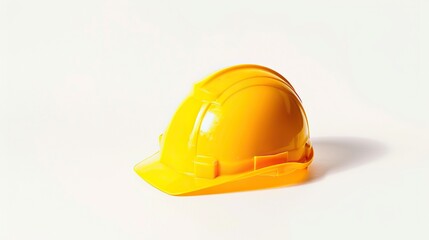 Fototapeta premium Bright Yellow Hard Hat Safety Equipment