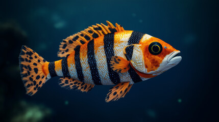 A colorful fish landscape used for backgrounds.