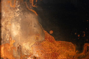 Abstract Rust Texture: Oxidized Metal Background