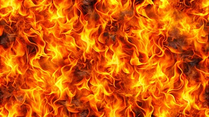 Fototapeta premium Vivid Fire Flames Texture for Game Backgrounds and Graphic Designs, Perfect for Illustrations and Creative Projects with Dynamic and Bright Colors