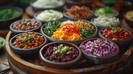 Fototapeta premium Diverse Chinese Cuisine Regional Dishes Flavors 8K Ultra HD Food Photography