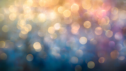 Fototapeta premium A Serene and Artistic Display of Diffuse Light Spots Creating a Soft Glow on a Textured Gradient Background