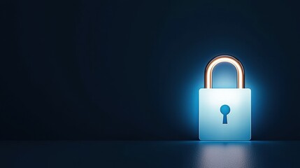 Futuristic Server Racks with Glowing Encryption for Secure Data Storage