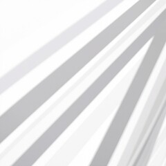 Obraz premium Bright white background with geometric vertical striped shadows for a dynamic and striking effect, modern , bold