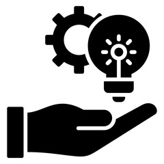 Obraz premium Adoption Glyph Icon
