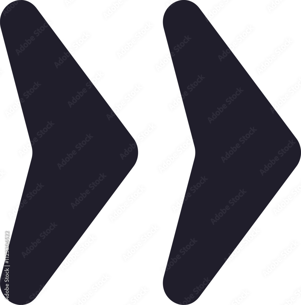 Poster two dark colored arrows are pointing towards the right side, symbolizing progress, direction, and ad