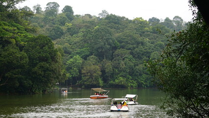 Fototapeta premium Pookkod lake in wayandu