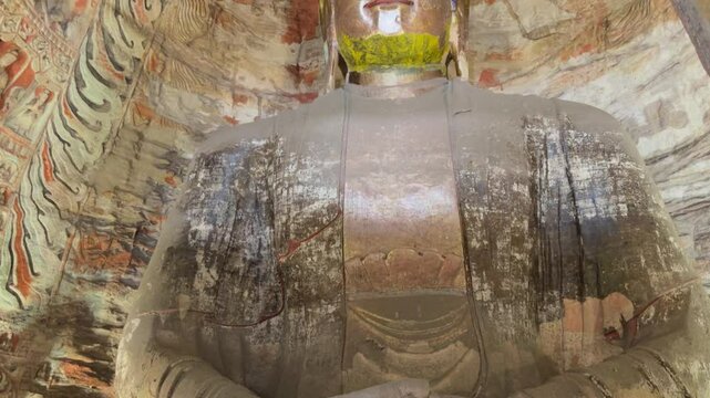 Buddhist Caves in Shanxi, China (Yungang Grottoes)
